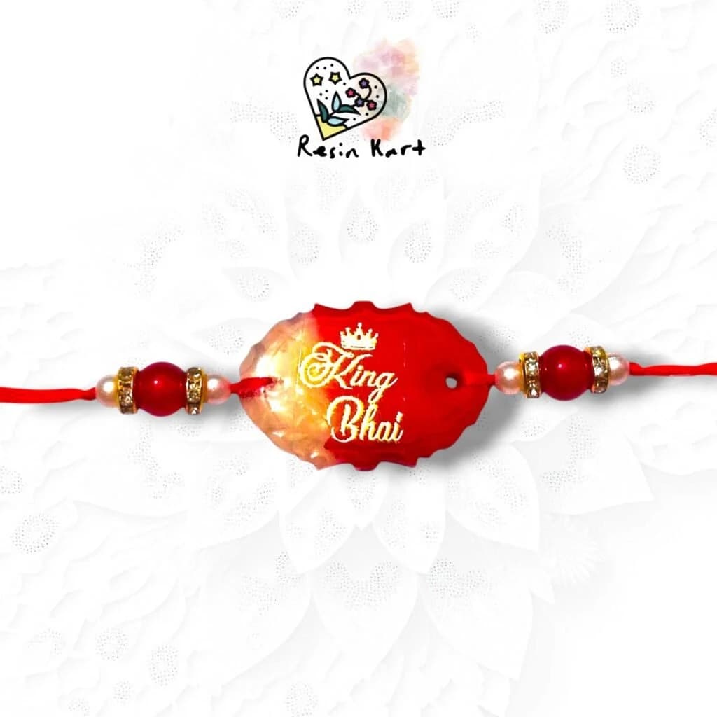 Resin Rakhi Rakshabandhan (Roli & Chawal)