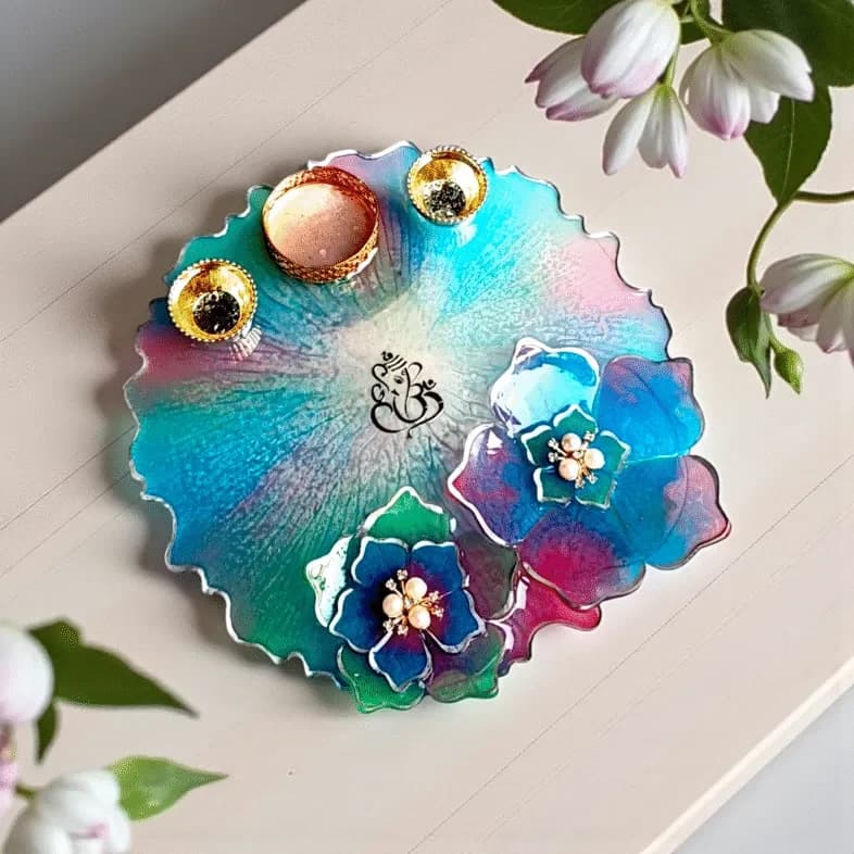 Resin Pooja Thali