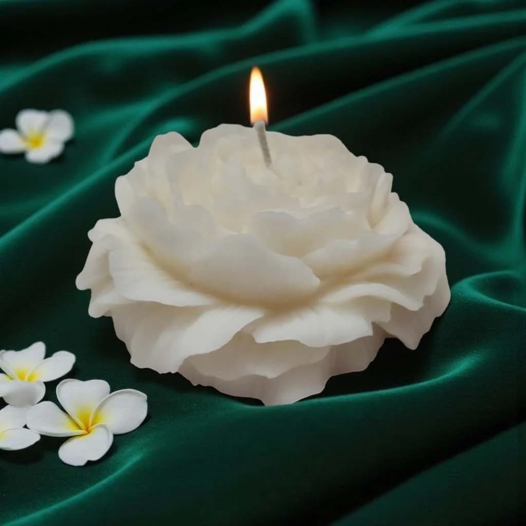 Peony Flower Candles