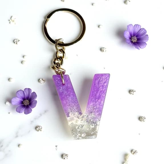 Resin keychain