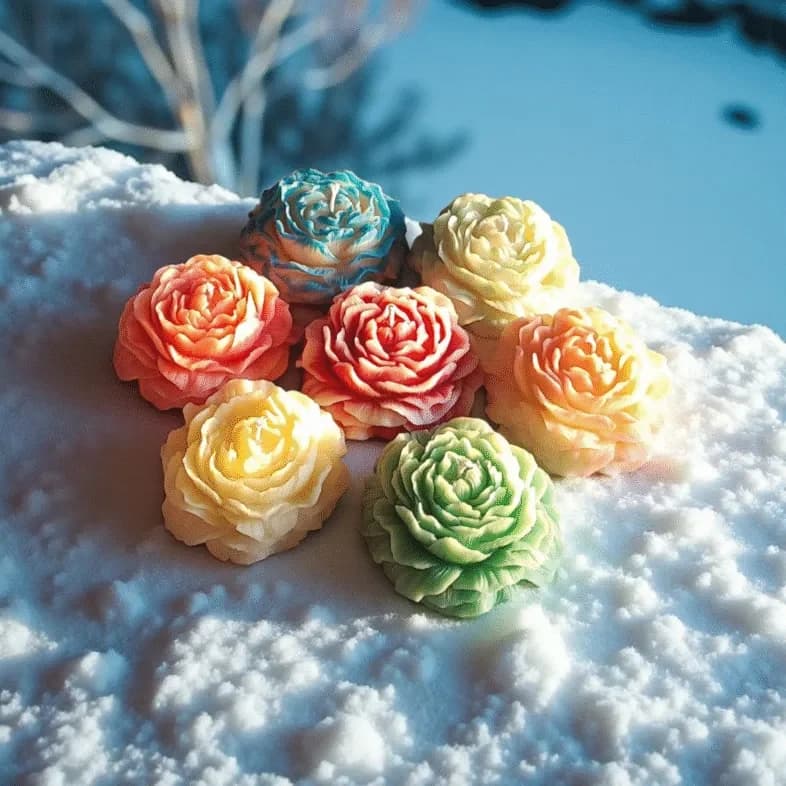 Peony Flower Candle (Set of 7) – Mixed Fragrances