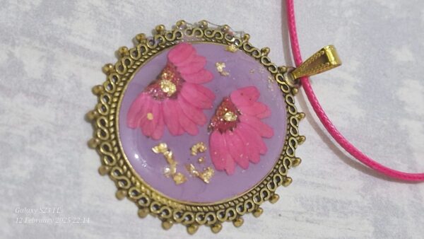 FLOWER PENDENT (PURPLE)