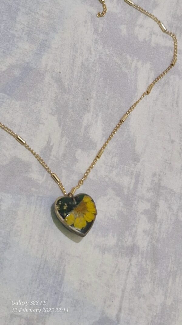HEART SHAPE PENDENT(BLUE)